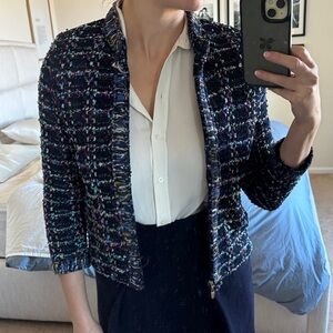 Vintage St. John Multicolor Tweed Jacket